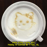 Caffe Latte Macchiato with Hello Kitty Latte Art